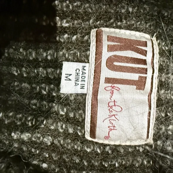 Kut from the Kloth Charcoal Knit Vest - Picture 3 of 4